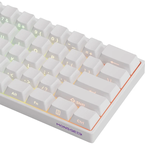 Akko MonsGeek FUN60 Pro-ST herní klávesnice (US) bílá - Klávesnice - Obrázek RZKG000K01