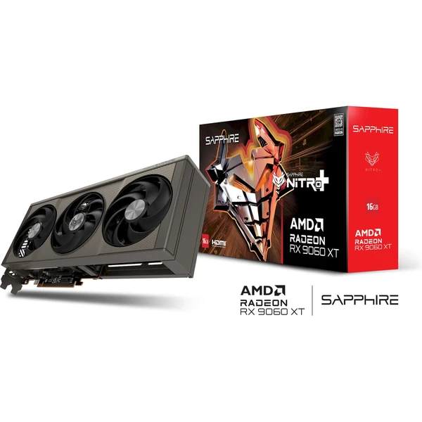 Sapphire NITRO+ AMD Radeon RX 9060 XT GAMING OC 16GB - Grafické karty - Obrázek S01H000N01