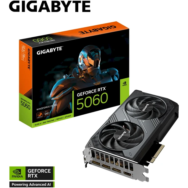 GIGABYTE NVIDIA GeForce RTX 5060 WINDFORCE OC 8G - Grafické karty - Obrázek S04F000O01