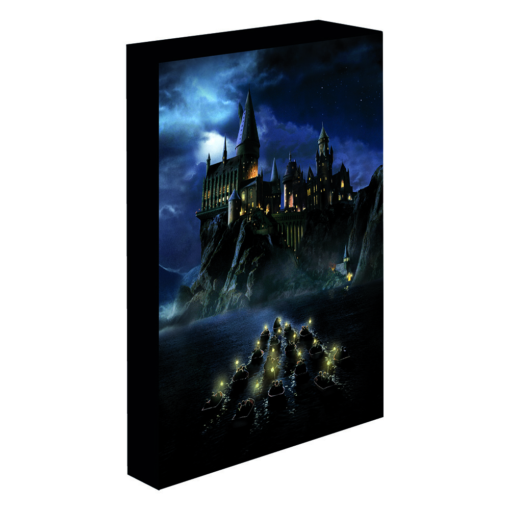 Obraz LED svítící 30x40, Harry Potter - Bradavice