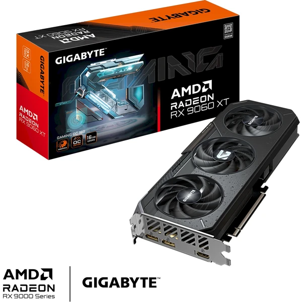 GIGABYTE AMD Radeon RX 9060 XT GAMING OC 16G 16GB GDDR6 - Grafické karty - Obrázek S06H000N01