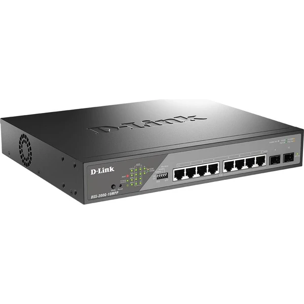 D-link 10-Port Gigabit Ethernet PoE++ Surveillance switche - Switche - Obrázek S0LL000K01