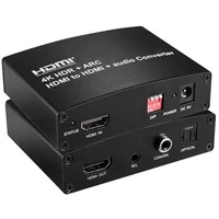 PremiumCord HDMI2.0 Repeater+Audio extractor 4Kx2K@60Hz s oddělením audia, stereo jack, Toslink, RCA - Ostatní