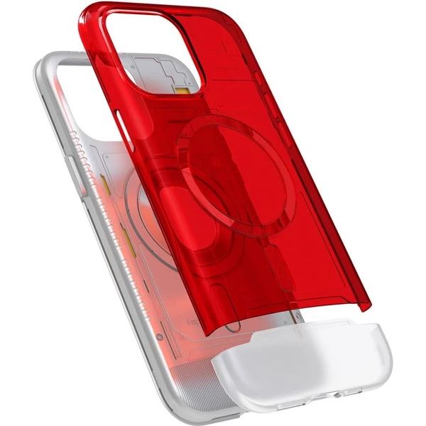 Spigen Classic C1 MagFit kryt iPhone 15 Pro Max červený - Pouzdra - Obrázek S1HA000601