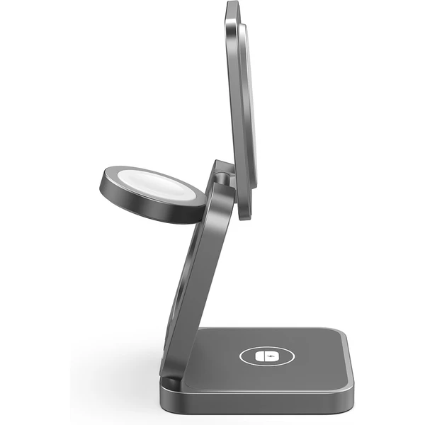Cubenest S312 Pro 3v1 MagSafe bezdrátová nabíječka šedá - Nabíječky - Obrázek S1J6000601