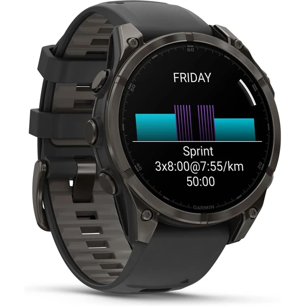 Garmin fenix 8 AMOLED Sapphire 43 mm tmavě šedé - Chytré hodinky - Obrázek S1LG000J01