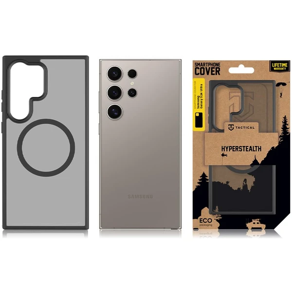 Tactical MagForce Hyperstealth kryt Samsung Galaxy S24 Ultra Asphalt - Pouzdra - Obrázek S1M2000L01