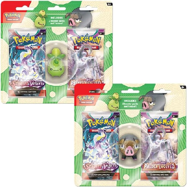 Pokémon karty Pokémon TCG: Back to School - 2 Blister Booster s gumou