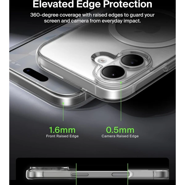 Belkin SheerForce MagSafe kryt iPhone 17 čirý - Pouzdra - Obrázek S2CN000K01