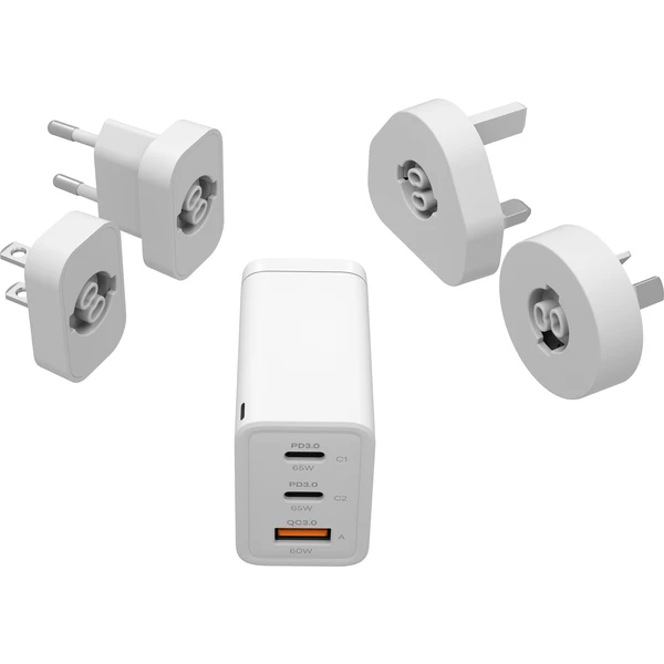 CubeNest S3D1 PD cestovní adaptér (65W) bílý - Nabíječky - Obrázek S2J6000601