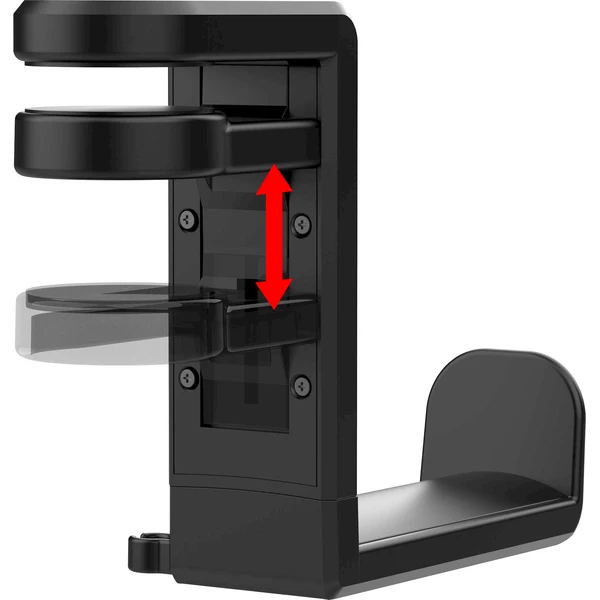 Yenkee YHS 02BK HINGE držák na sluchátka černý - Držáky - Obrázek S2JQ000K01