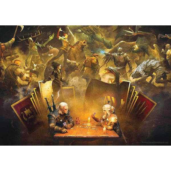 Puzzle Gaming: The Witcher - Playing Gwent (1000) - Puzzle - Obrázek S2QE000N01
