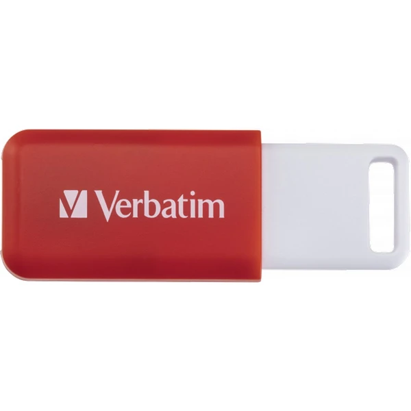 VERBATIM Flash Disk 16GB DataBar USB 2.0 Drive, červený - Flashdisky - Obrázek S2R2000P01