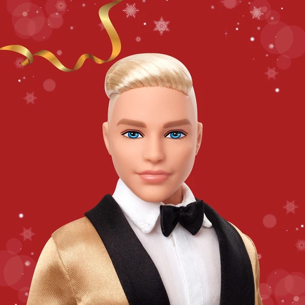 Vánoční panenka Mattel Barbie Signature 2025 Holiday - KEN BLOND - Hračky - Obrázek S30J000K01