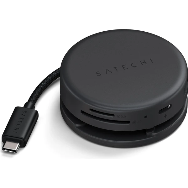 Satechi OntheGo 7v1 USB multiportový Hub černý - USB huby - Obrázek S30N000K01