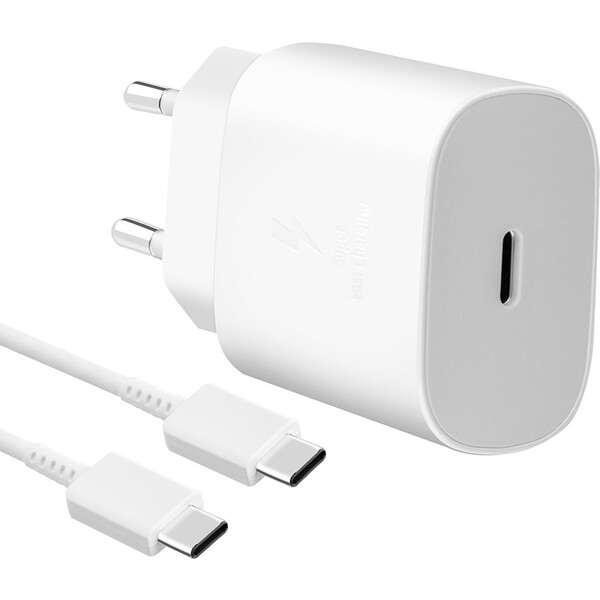 Samsung 25W USB-C nabíječka s kabelem bílá (Bulk)