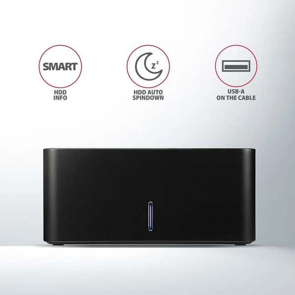 AXAGON ADSASN USB 3.2 Gen1 SATA 6G 2.5'/3.5' HDD/SSD dokovací stanice - Externí boxy - Obrázek S3GV000501