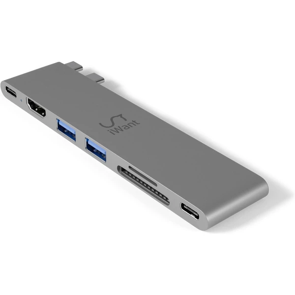 iWant 7v1 Pro Hub 8K s USB-C  vesmírně šedý - USB huby - Obrázek S3U6000P01