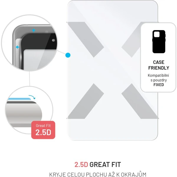 FIXED 2,5D tvrzené sklo Lenovo Tab M11 11" (2024) čiré - Ochranné folie a skla - Obrázek S3X5000L01