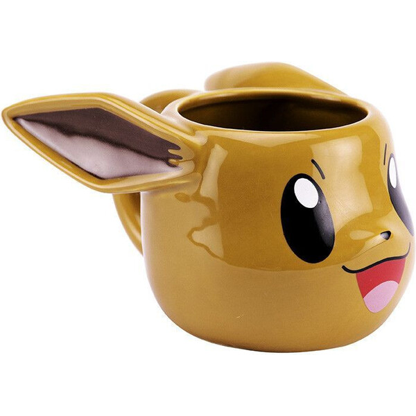 3D hrnek Pokémon - Eevee Hnědá