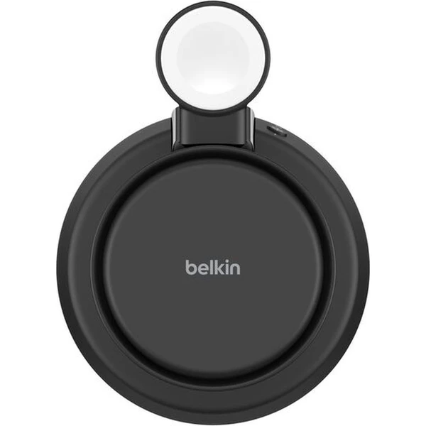 Belkin UltraCharge™ PRO Qi2 25W 3v1 MagSafe nabíječka pro iPhone/Apple Watch/AirPods tmavě šedá - Nabíječky - Obrázek S3ZM000K01