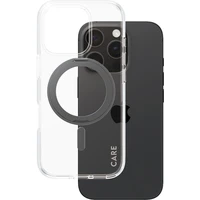 PanzerGlass® CARE kryt Apple iPhone 16 Pro MagSafe KickStand čirý/černý - Pouzdra
