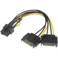 Akasa redukce 2x SATA na 8pin PCIe 2.0 - Redukce