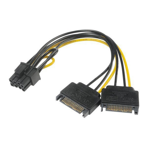 Akasa redukce 2x SATA na 8pin PCIe 2.0