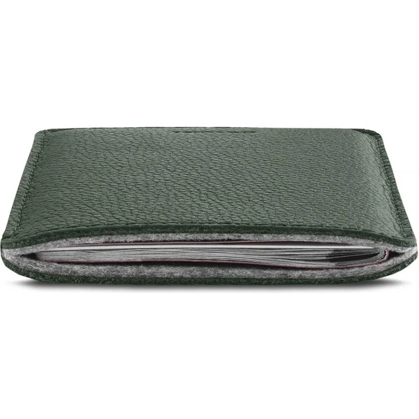 Woolnut kožené pouzdro pro cestovní pas tmavě zelené - Peněženky - Obrázek S49D000K01