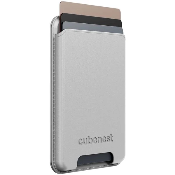 CubeNest Magnetic Wallet Stand MagSafe peněženka šedá - Peněženky - Obrázek S4DF000L01
