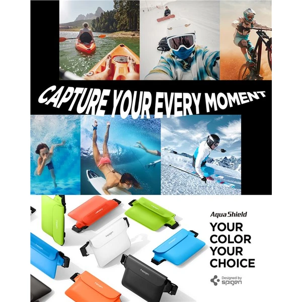 Spigen Aqua Shield WaterProof Waist Bag A620 2 Pack oranžový - Pouzdra - Obrázek S4N5000701