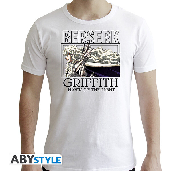 Abysse Corp Tričko Berserk - Griffith M Bílá