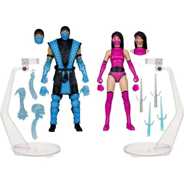 Set dvou figurek McFarlane Toys Mortal Kombat Klassics - Sub-Zero vs Mileena 18 cm - Figurky - Obrázek S56N000K01