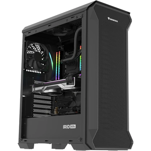 Genesis Irid 505F černá - Počítačové skříně - Obrázek S5P4000P01