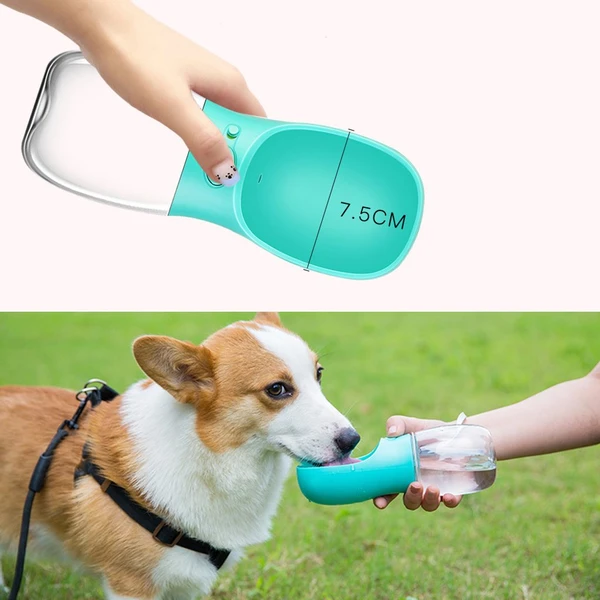 Reedog Aqua Travel cestovní láhev pro psy 550 ml - Chytré láhve - Obrázek S5QT000501