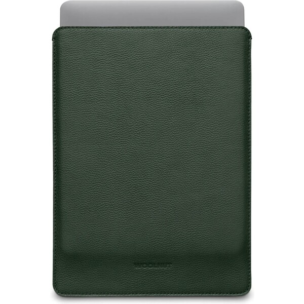Woolnut kožené Sleeve pouzdro pro 14" MacBook Pro tmavě zelené
