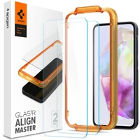 Spigen Glass tR AlignMaster 2 Pack tvrzené sklo Samsung Galaxy A35 - Ochranné folie a skla