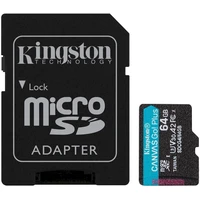 Kingston Canvas Go! Plus microSDXC 64GB + SD adaptér - Paměťové karty