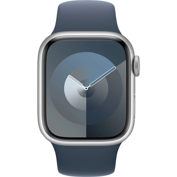 Apple Watch 41/40/38mm bouřkově modrý sportovní řemínek S/M - Řemínky - Obrázek S6BS100501