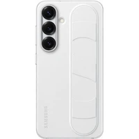 Samsung Standing Grip Case kryt s poutkem Galaxy S25 bílý - Pouzdra