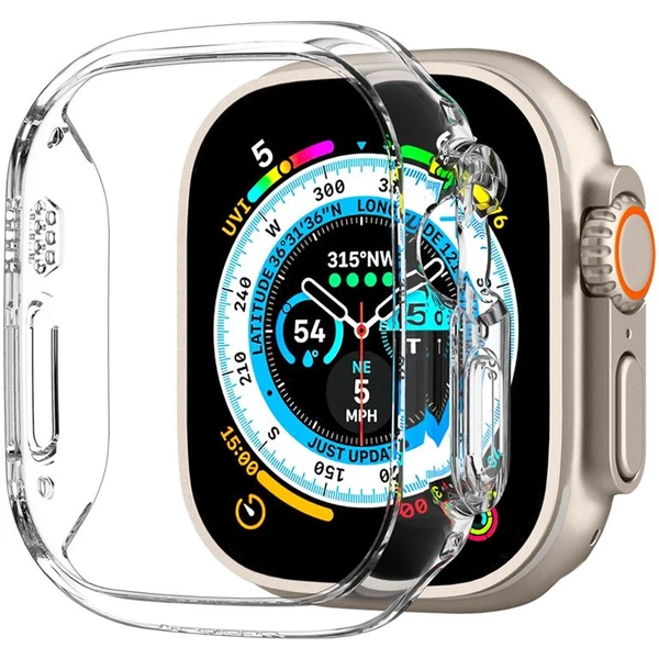 Spigen Thin Fit pouzdro pro Apple Watch Ultra 3/2/1 (49mm) čiré - Pouzdra - Obrázek S6L0000N01
