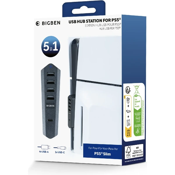 Bigben USB hub pro PlayStation 5 Slim - USB huby - Obrázek S6N2000O01