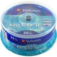 VERBATIM CD-R(25 ks)Spindle/Crystal/DLP/52x/700MB - Optické disky