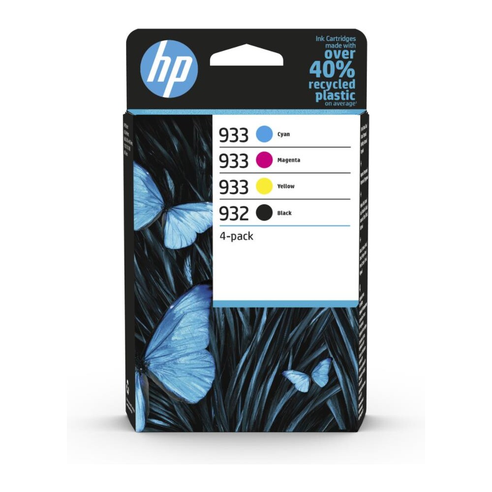 HP 933 CMY/932 Black Ink Cartridge Combo 4-Pack