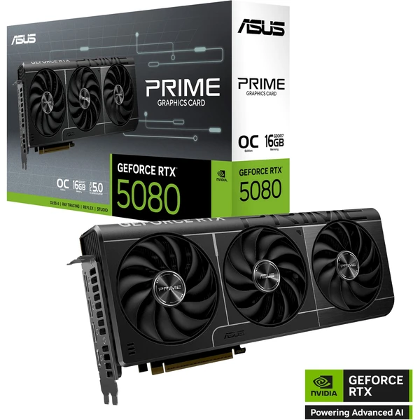 ASUS PRIME NVIDIA GeForce RTX 5080 16GB GDDR7 OC - Grafické karty - Obrázek S7JB000O01