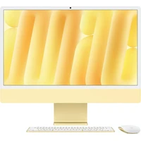 CTO Apple iMac 24" (2024) 10CPU / INT Touch ID KLV / Mouse / Stand.sklo / Yellow / Stojan / 256GB SS - All-in-one