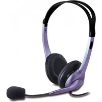 Genius HS-04S sluchátka s mikrofonem černá/stříbrná - Sluchátka