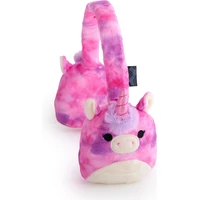 Lazerbuilt bezdrátová sluchátka Squishmallows - Lola (plyšová) - Sluchátka