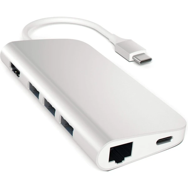 Satechi Multi-Port hub stříbrný - USB huby - Obrázek S8ME100301