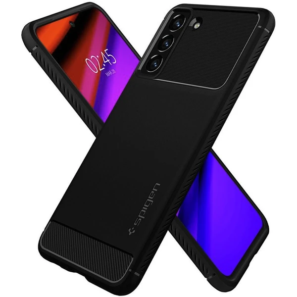 Spigen Rugged Armor kryt Samsung Galaxy S21 FE 5G černý - Pouzdra - Obrázek S9E0700301